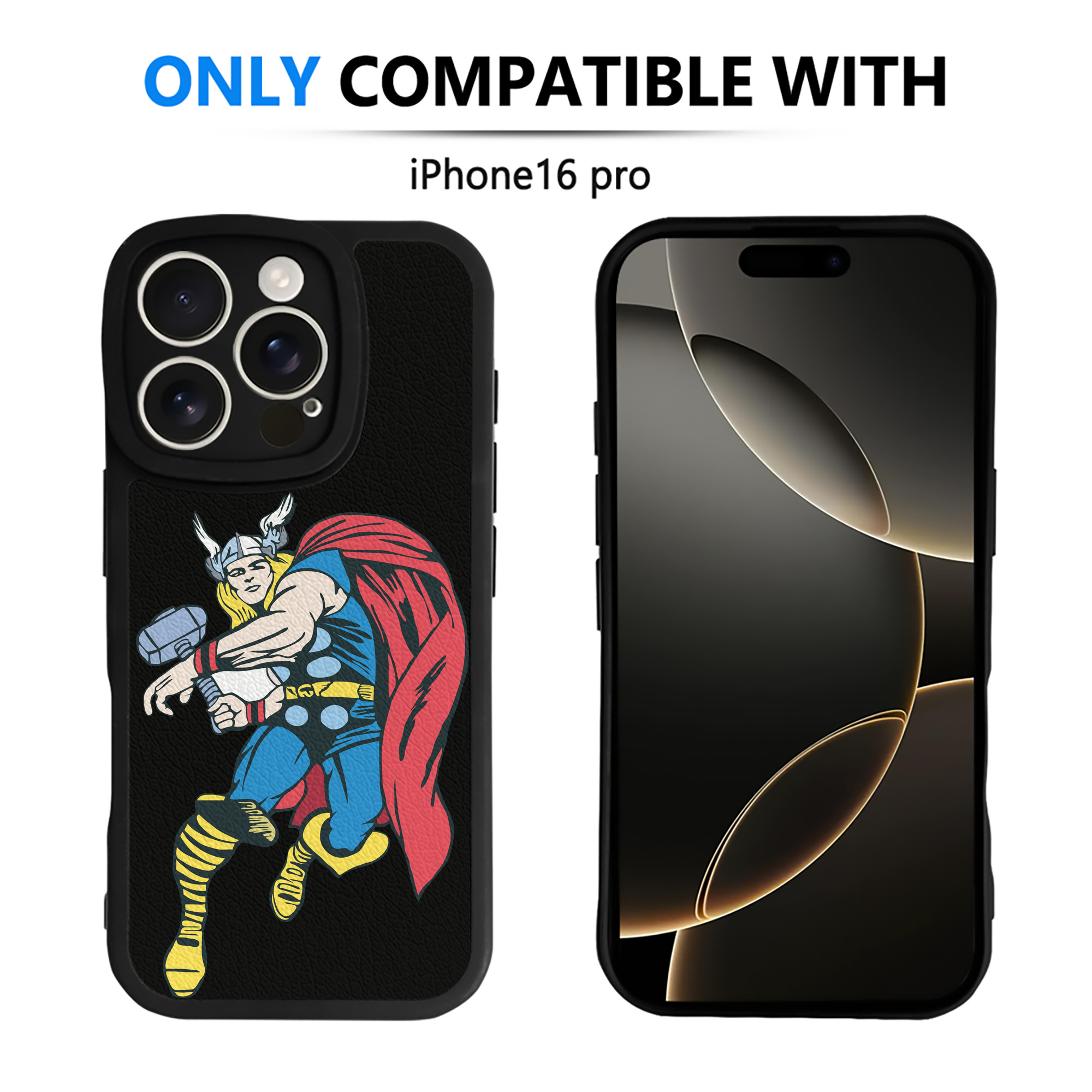 （画像用） アベンジャーズ The Avengers 【iPhone 16シリーズ対応】シリコンスマホケース（レザー調） 材質：シリコン
